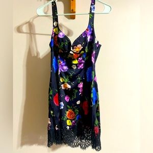 Fleur du Mal Floral Keyhole Dress